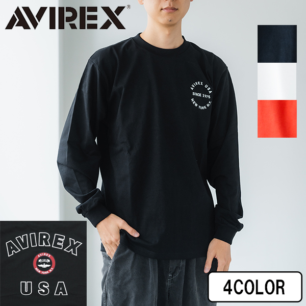 AVIREX（アヴィレックス） 【送料無料】 VARSITY LOGO TEE 2.0 ロングT