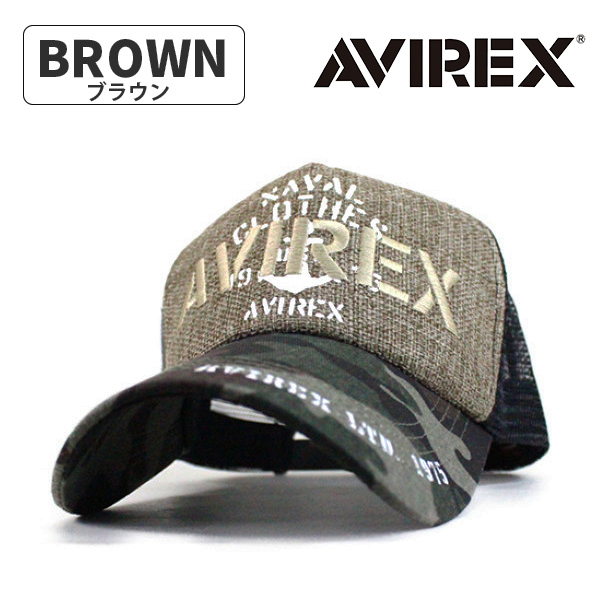 AVIREX アヴィレックス アビレックス キャップ メンズ 帽子 AX 雑材
