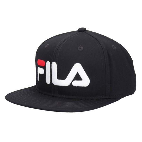 FILA スナップバックキャップ 55〜57cm ロゴキャップ フラットブリム 手洗い 吸汗 速乾 オールシーズン キッズ ジュニア 日よけ 帽子 100-213302｜hatshop｜02