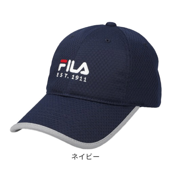 FILA 洗濯機で洗える メッシュキャップ M〜3Lサイズ 大きいサイズ 野球帽 つば長 オールメッ...