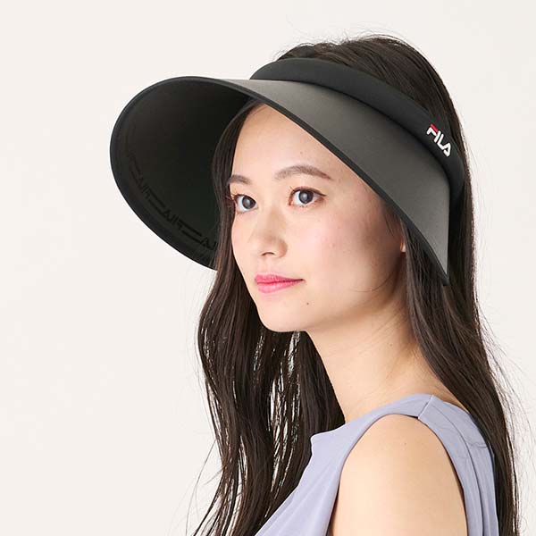 FILA（フィラ） 送料無料 優良配送 ワイド クリップ サンバイザー UV