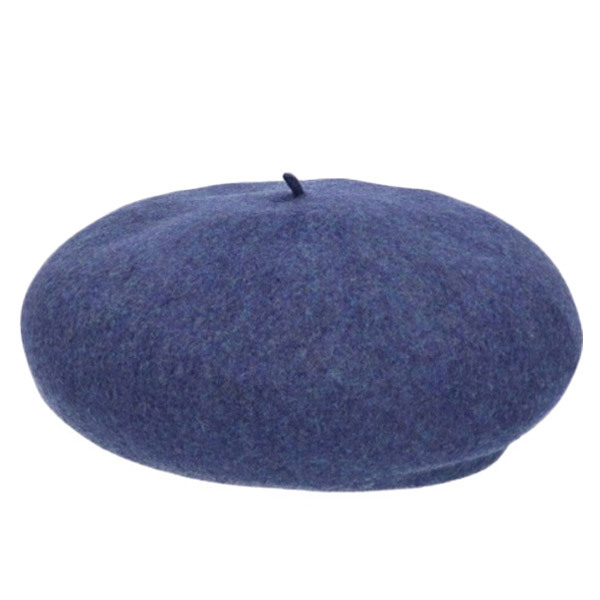 milsa バスクベレー帽 日本製 ウールフェルト ベレー ベレー帽 サイズ調整 大きめ ゆったり ...