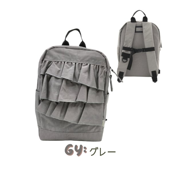 送料無料 Ocean＆Ground DAYPACK SWEETS TIME XS〜Mサイズ フリル ナイロンリュック リュック 女の子 入園 入学 ベビー キッズ 1215103｜hatshop｜03