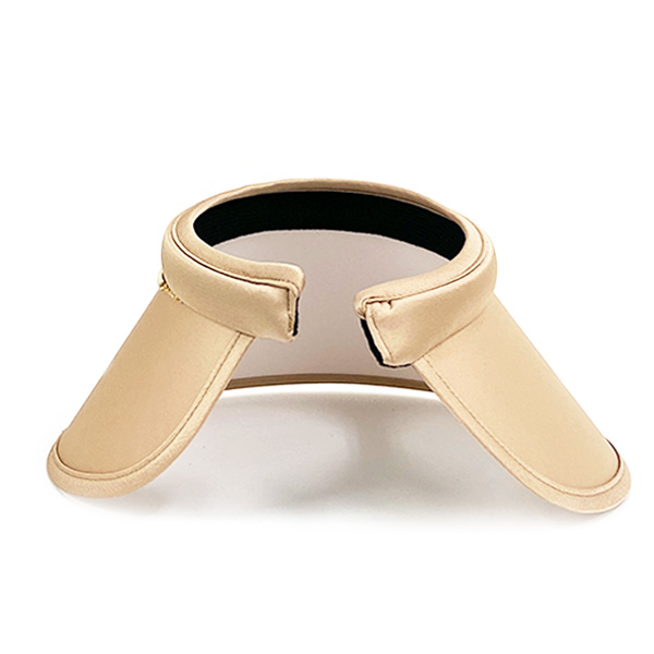 超美品　アキオヒラタ　サンバイザー　Lサイズ　リボン付(取り外し可能) 超美品アキオヒラタサンバイザーLサイズリボン付(取り外し可能)