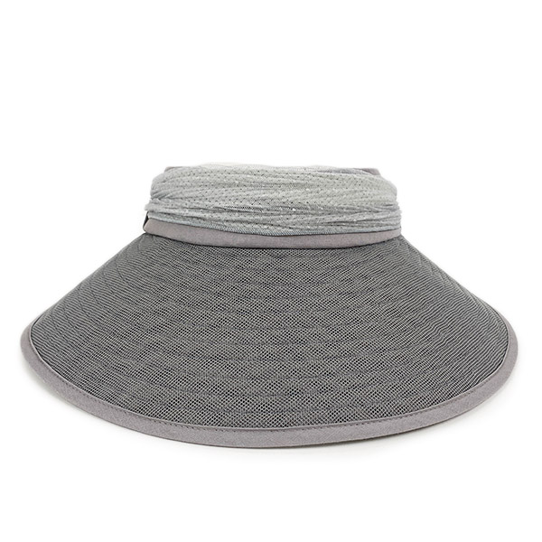 milsa（ミルサ） セール 風飛ば〜ぬ メッシュ くるくる サンバイザー