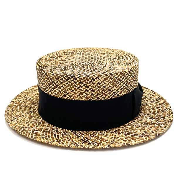 EDHAT 麦わら カンカン帽 日本製 ストローハット 麦わら帽子 サイズ調整可 レトロ クラシカル 和服 浴衣 夏祭り 日よけ 帽子 16166583｜hatshop｜02