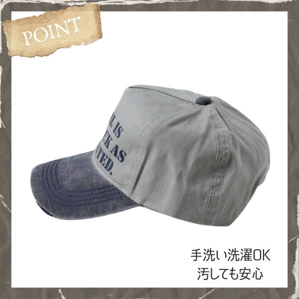 CASTANO セール コットンキャップ 53〜55cm ビンテージ風