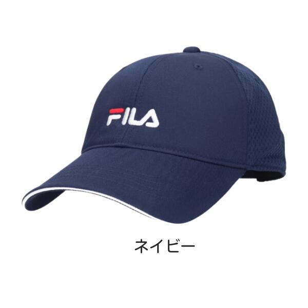 FILA 洗濯機で洗える メッシュキャップ キャップ 野球帽 吸汗速乾 通気性抜群 ストレッチ フィ...