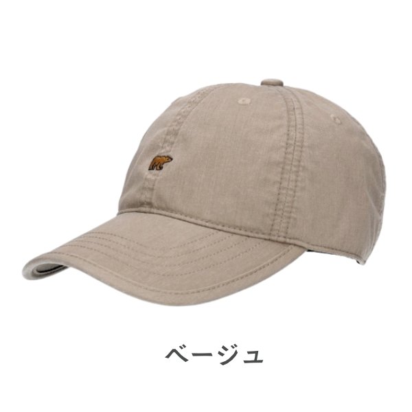 Golden Bear コットン ロゴキャップ 綿100% ウォッシュ加工