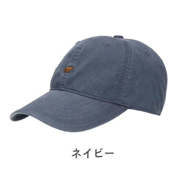 Golden Bear コットン ロゴキャップ 綿100% ウォッシュ加工