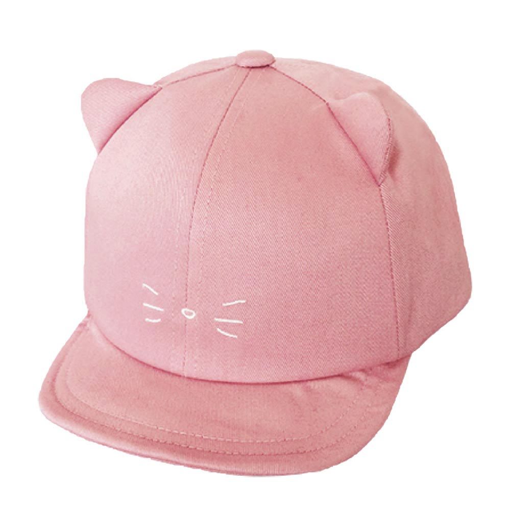 GRIN BUDDY コットン ねこ耳 キャップ 50〜54cm ねこキャップ お耳付き サイズ調整 Cat Ear Cap 帽子 ベビー キッズ  GF-9259 LF-9259