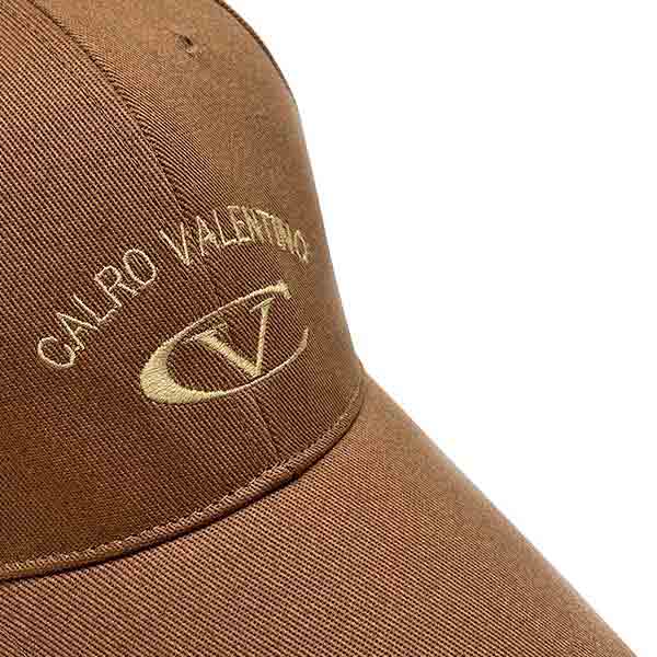 CALRO VALENTINO つば長キャップ 57~59cm 綿100% 野球帽