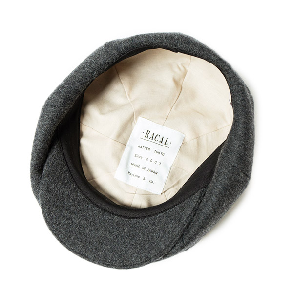 RACAL（ラカル） RACAL Wool Melton huge 8Panel Casquette XLサイズ