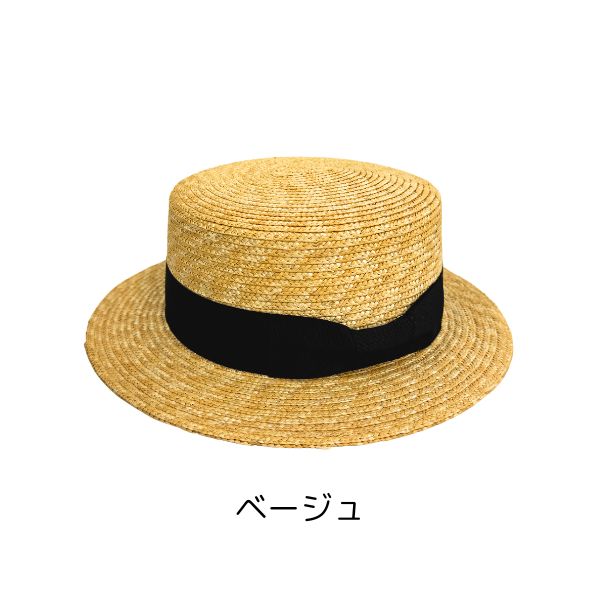 Ruben ストロー ボーターハット カンカン帽 麦わら帽子 キャノチェ Ruben ストロー ボーターハット カンカン帽 麦わら帽子 キャノチェ