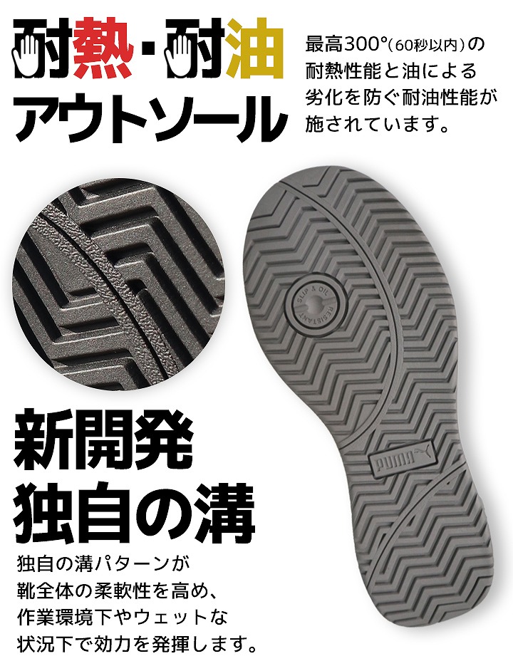 WAIL 未開封5CDSET PUMA SAFETY プーマ 安全靴 ハイカット ミドル セーフティー No