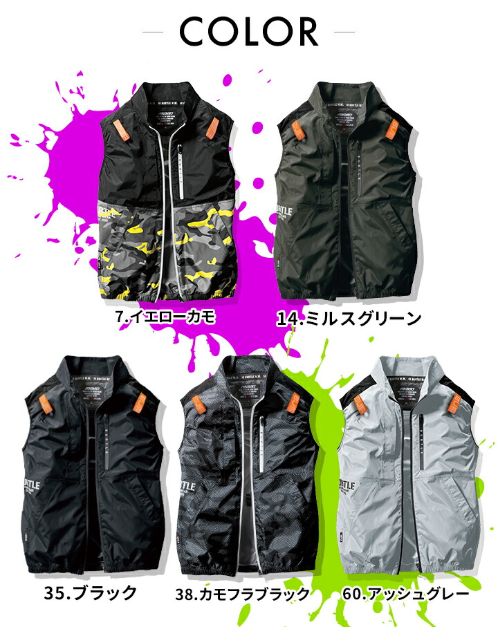 BURTLE バートル　空調服　ジェットパープ ル　セット　洗える　2024製 バートル 空調服 新作モデル 22V ブラックバッテリー&ジェット