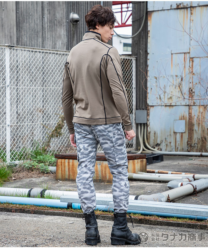 ハーフジップ長袖シャツ コーコス G-1938 メンズ レディース フリース