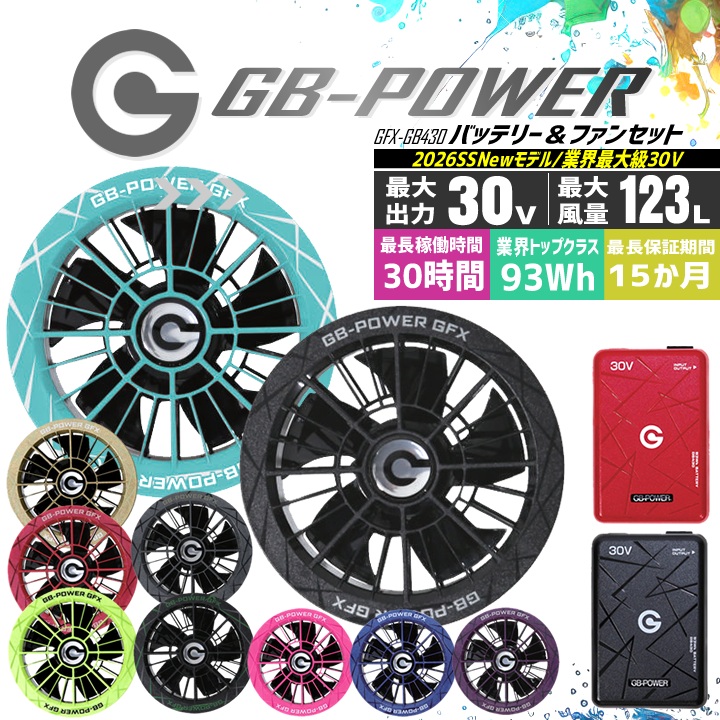 即日発送】長信ジャパン 空調服用（30V専用 ファン＆バッテリーセット