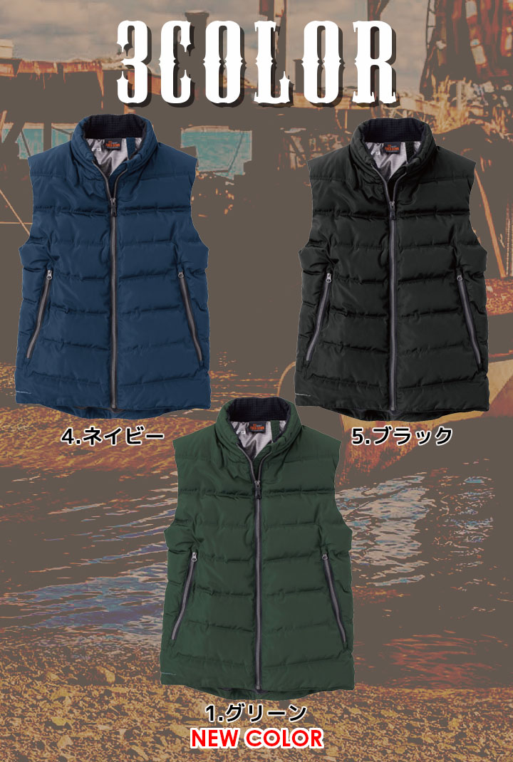 イーブンリバー 防寒着 防寒ベスト 作業着 フ...の詳細画像1