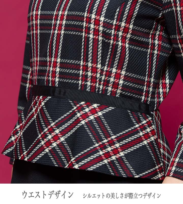 ジョア ワンピース 事務服 アンジョア enjoie 61790 半袖 透け防止