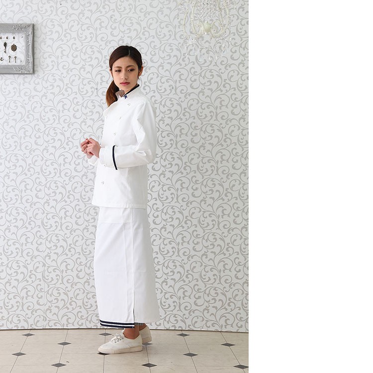 コート RA6522 HAKUI セブンユニフォーム コックコート 長袖 メンズ レディース ストライプ カフェ 飲食店 厨房 制服 レストラン ユニフォーム【送料無料】 コート RA6522 HAKUI セブンユニフォーム コックコート 長袖 メンズ