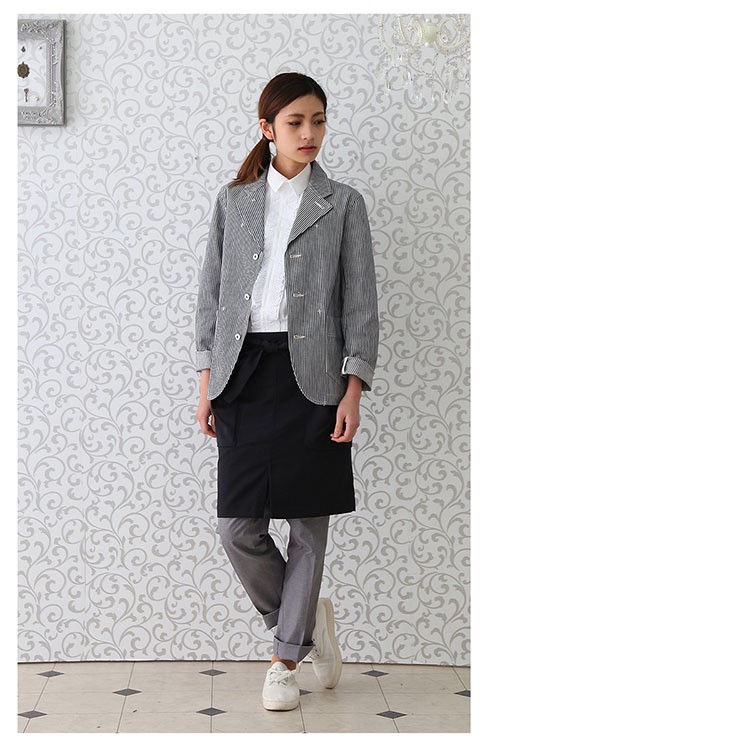 ジャケット RD6569 HAKUI セブンユニフォーム 長袖 ヒッコリー