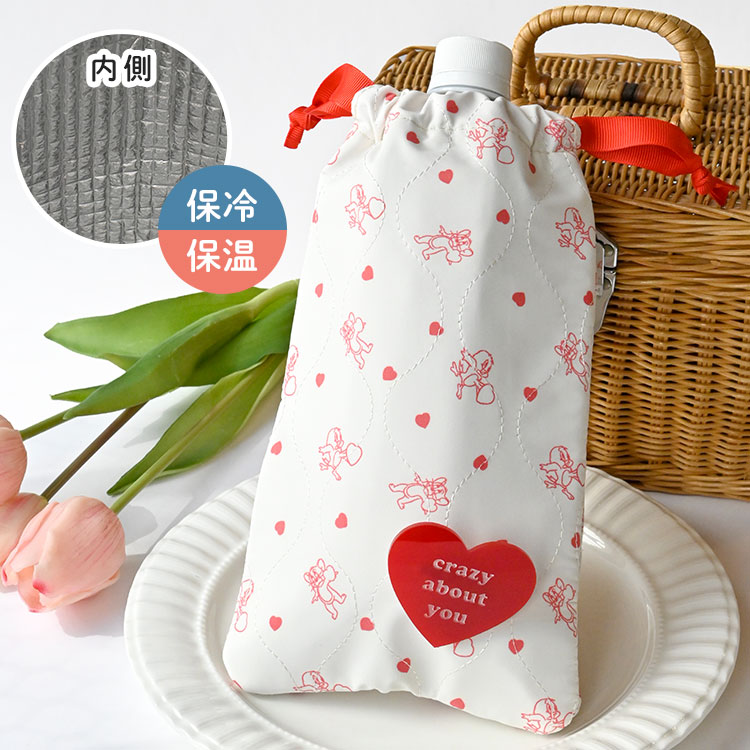 flapper_bags ペットボトルホルダー 保冷 おしゃれ 巾着 500mL