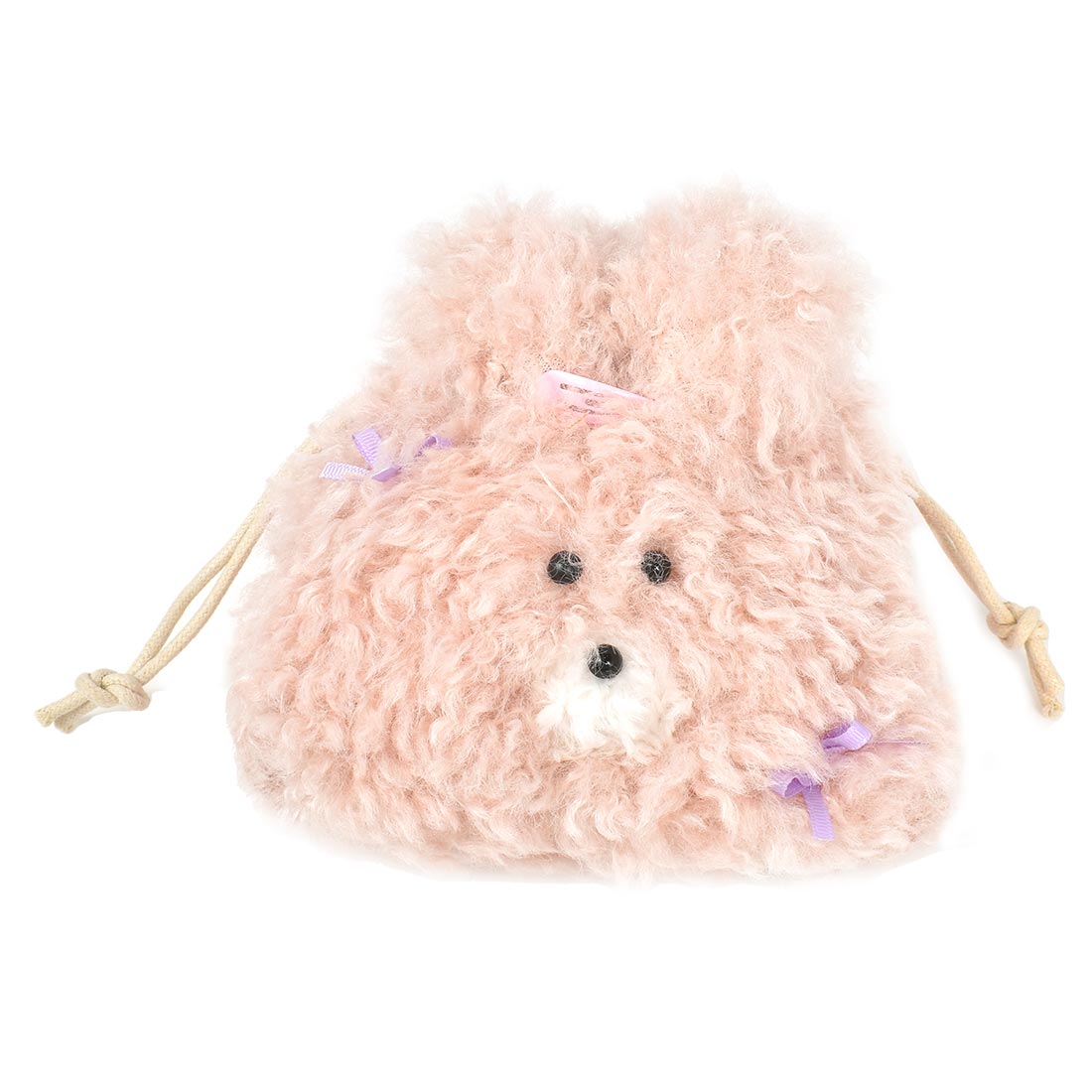 大人気【JELLY CAT】 ベア ポーチ ふわふわ bear pouch flapper_bags 巾着 ぬいぐるみ ポーチ おしゃれ 犬 うさぎ くま