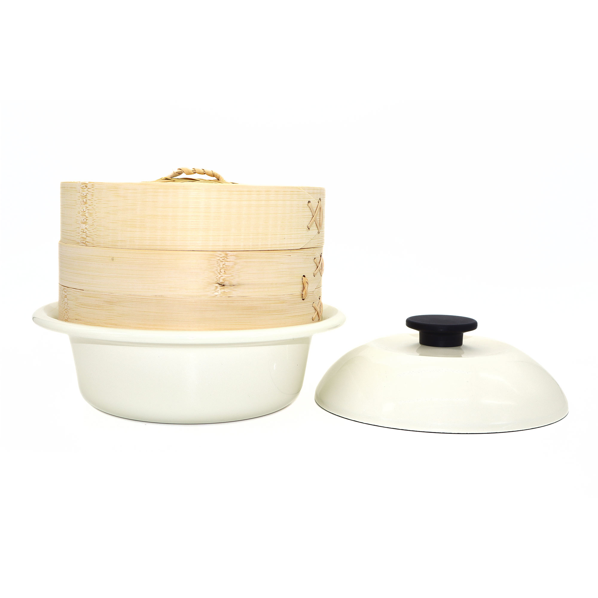 野田琺瑯（noda horo） せいろ蒸し器 鍋付き 21cm ココナベ せいろ