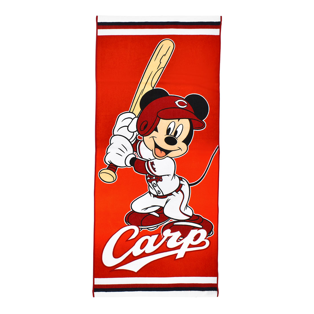 フェイスタオル Disney&Baseball ディズニー プロ野球 公式 グッズ 応援 コラボ 巨人 カープ ヤクルトスワローズ 中日ドラゴンズ  ミッキー