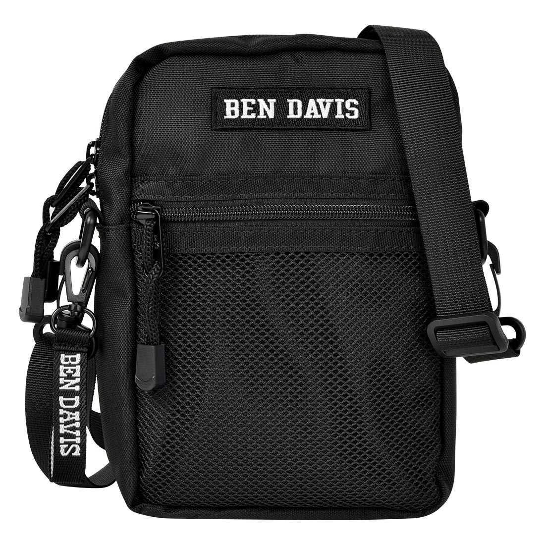 ショルダーバッグ BEN DAVIS ベンデイビス レディース メンズ バッグ 縦型 BDW-9235 斜め掛けバッグ フェス 小さめ ブラック コンパクト
