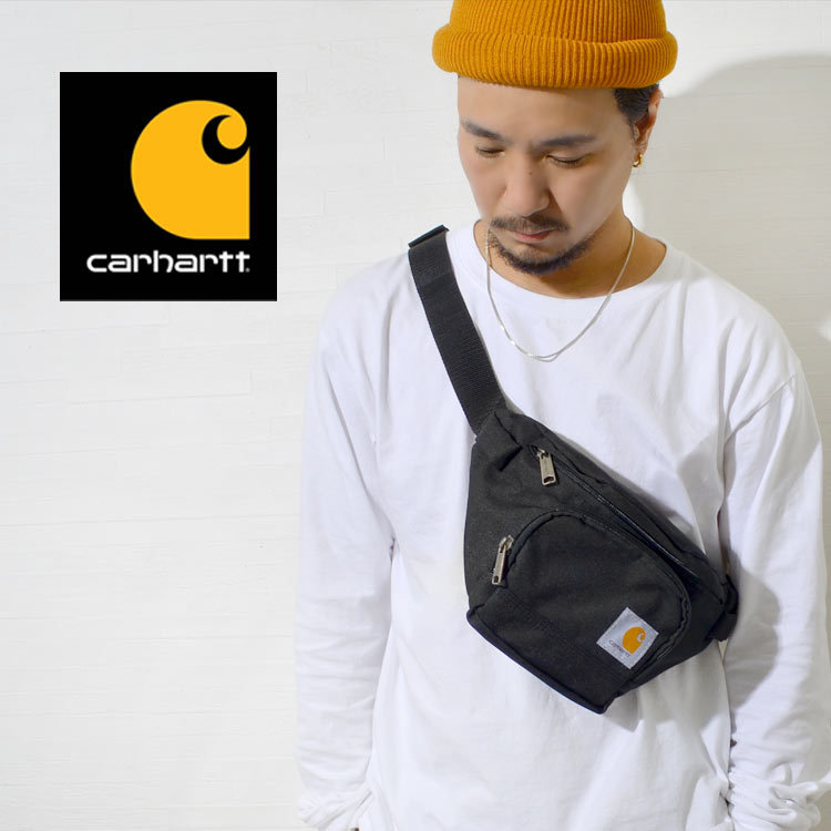 ボディバッグ ウエストバッグ carhartt カーハート ブラック メンズ