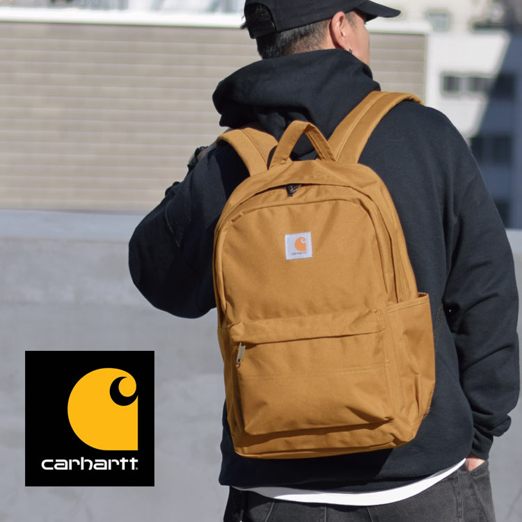 リュックサック carhartt カーハート メンズ レディース 大容量 通勤 通学 21L 大容量 デイパック バックパック ストリート ワーク 黒  茶色 グレー 送料無料 : ca-170835 : hauhau - 通販 - Yahoo!ショッピング