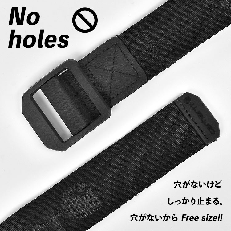 Carhartt（カーハート） メンズ 穴なし ベルト カジュアル ブランド