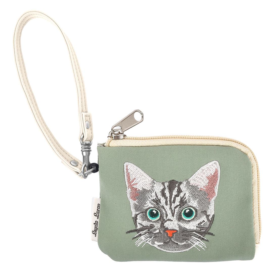 Legato Largo パスケース リール付き 猫 レガートラルゴ 定期