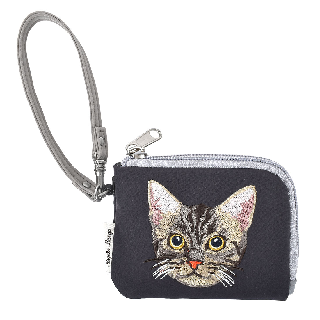 Legato Largo パスケース リール付き 猫 レガートラルゴ 定期