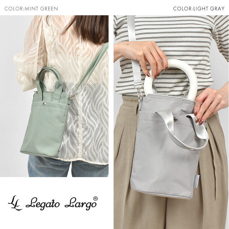 Legato Largo ショルダーバッグ レディース 軽い 斜めがけ