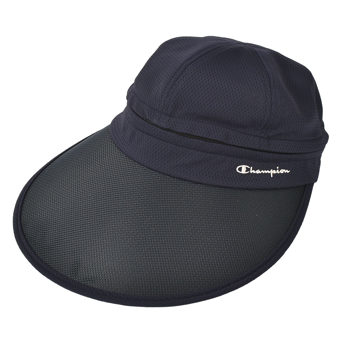 サンバイザー champion チャンピオン レディース UVカット UPF50+ 2way キャップ ゴルフ 自転車 テニス 日焼け防止 メッシュ | Champion | 04