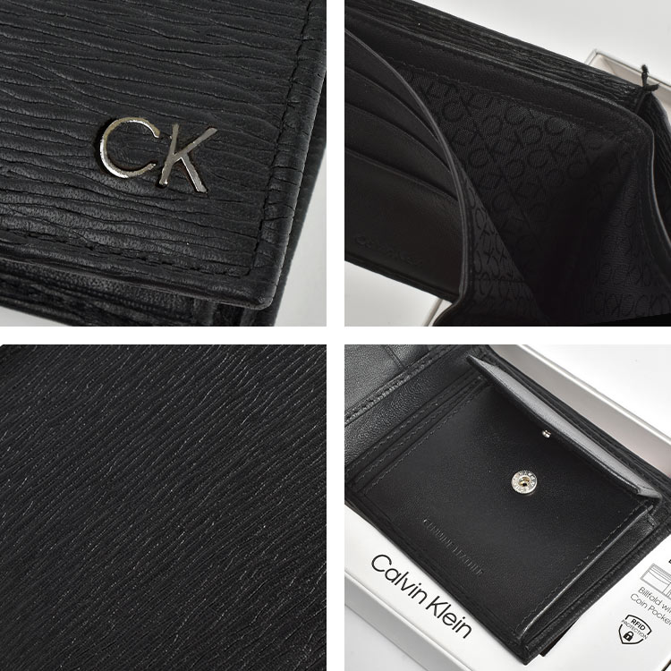 Calvin Klein（カルバン・クライン） 財布 二つ折り 本革 Calvin Klein