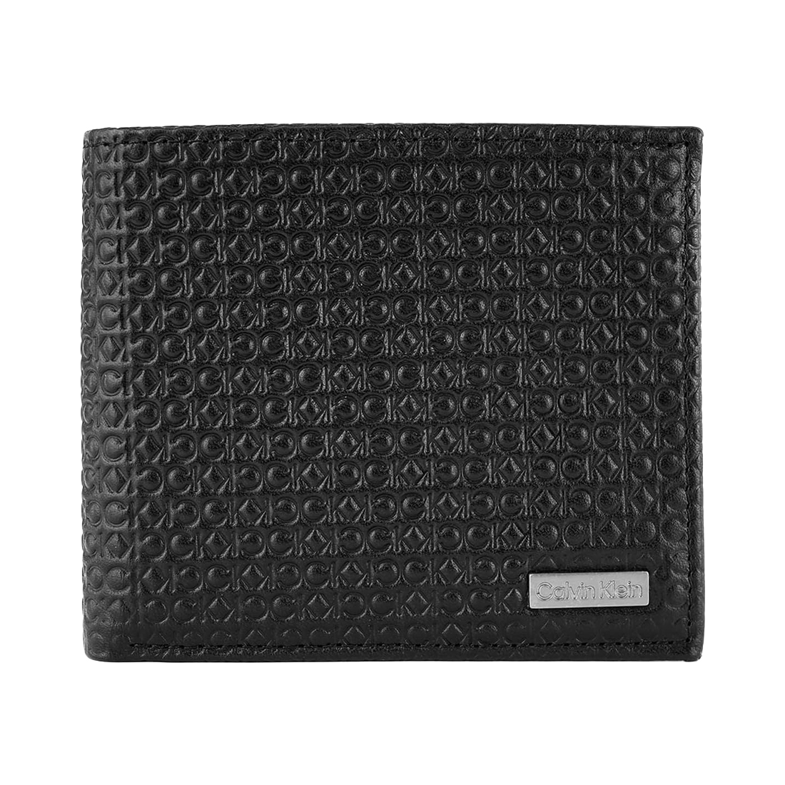 CK ブラックレザー 二つ折り財布 カルバンクライン 財布 二つ折り CK Calvin Klein ブラック