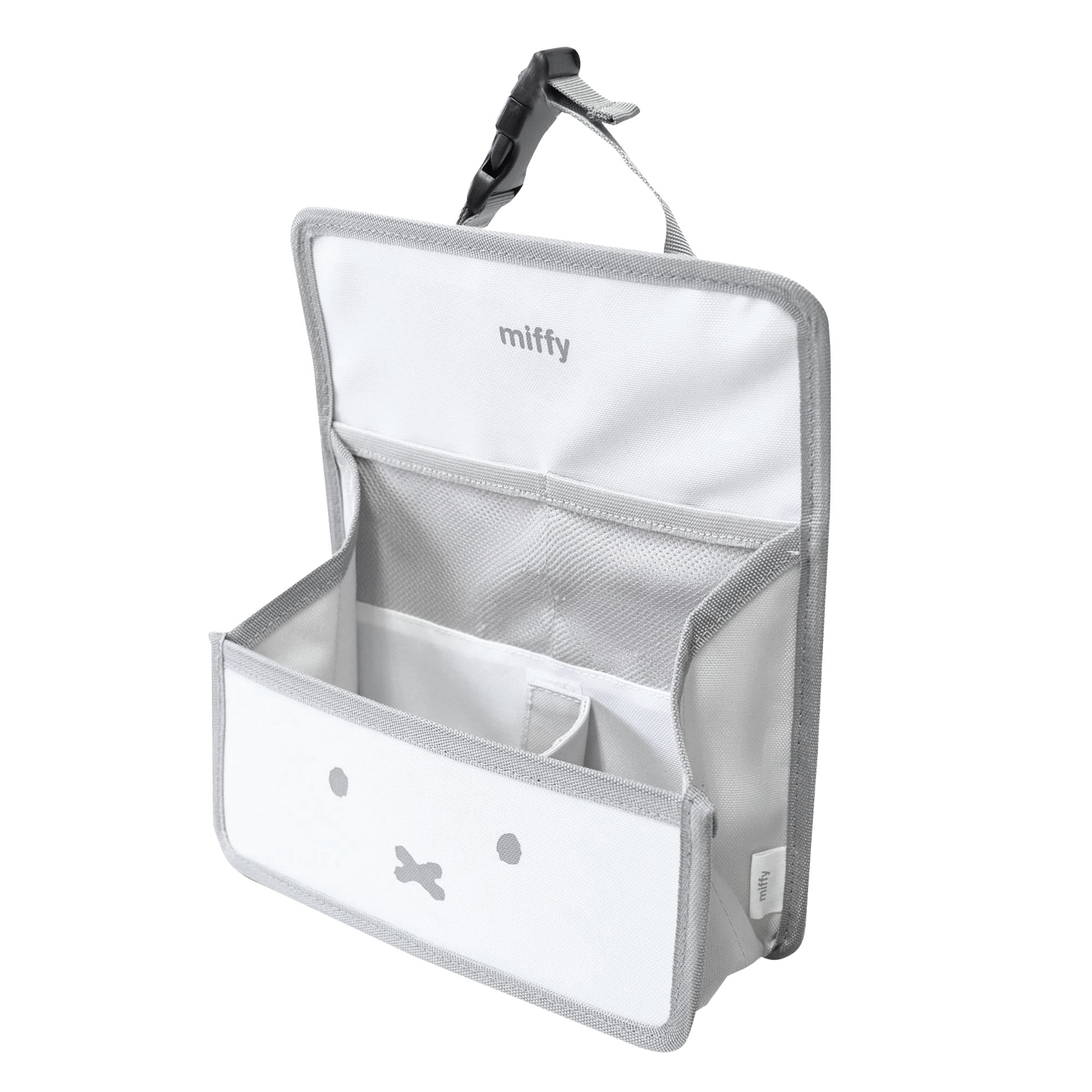 シートバックポケット ミッフィー miffy ヘッドレストポケット 車内 キャラクター カー用品 収納 ニコット nicott ボリス | Miffy | 01
