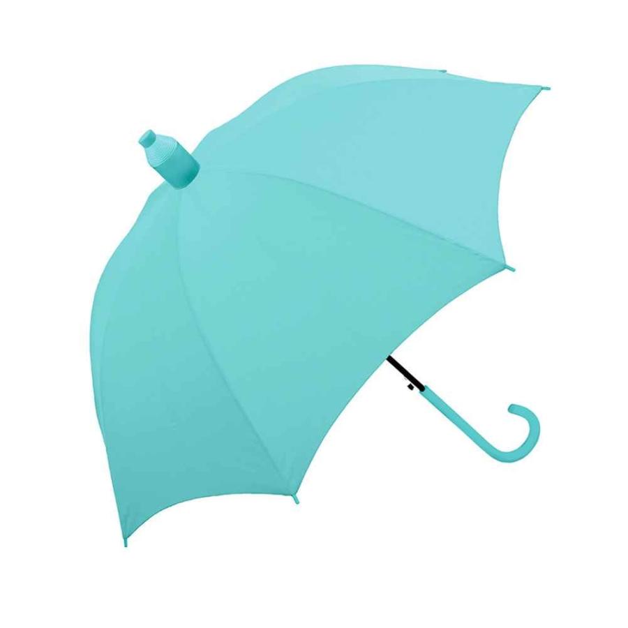 傘 60cm ジャンプ 雨傘 シンプル 長傘 カバー付き 周囲を濡らさない スライドキャップ キッズ かわいい 女の子 子供用 男の子 黒｜hauhau｜04