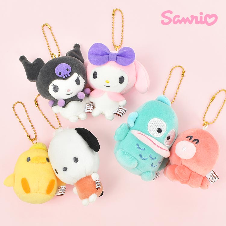 サンリオ　クロミ　ハンギョドン　ぬいぐるみ　5種セット 楽天市場】サンリオ パジャマ アイマスク 付き ぬいぐるみ 全5種