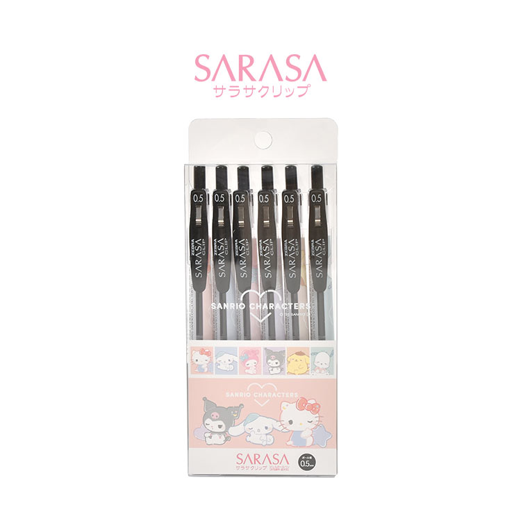 ボールペン SARASA サラサクリップ 6本セット マイメロディ クロミ