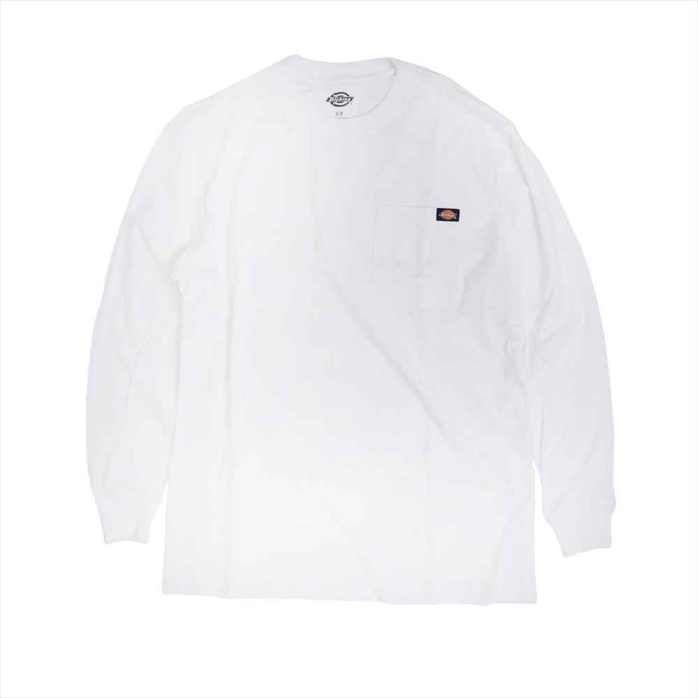 Tシャツ 長袖 Dickies ディッキーズ ロンT ロングスリーブ ブランド メンズ レディース ポケット 胸ポケットロゴ wl450 大きいサイズ