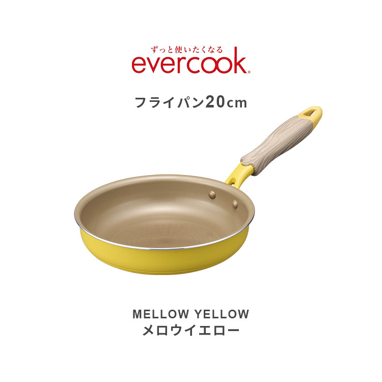 evercook エバークック フライパン 20cm IH ガス対応 ドウシシャ