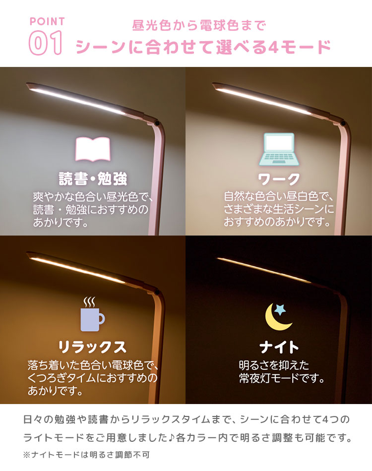 DOSHISHA（ドウシシャ） デスクライト サンリオ 目に優しい LED 子供