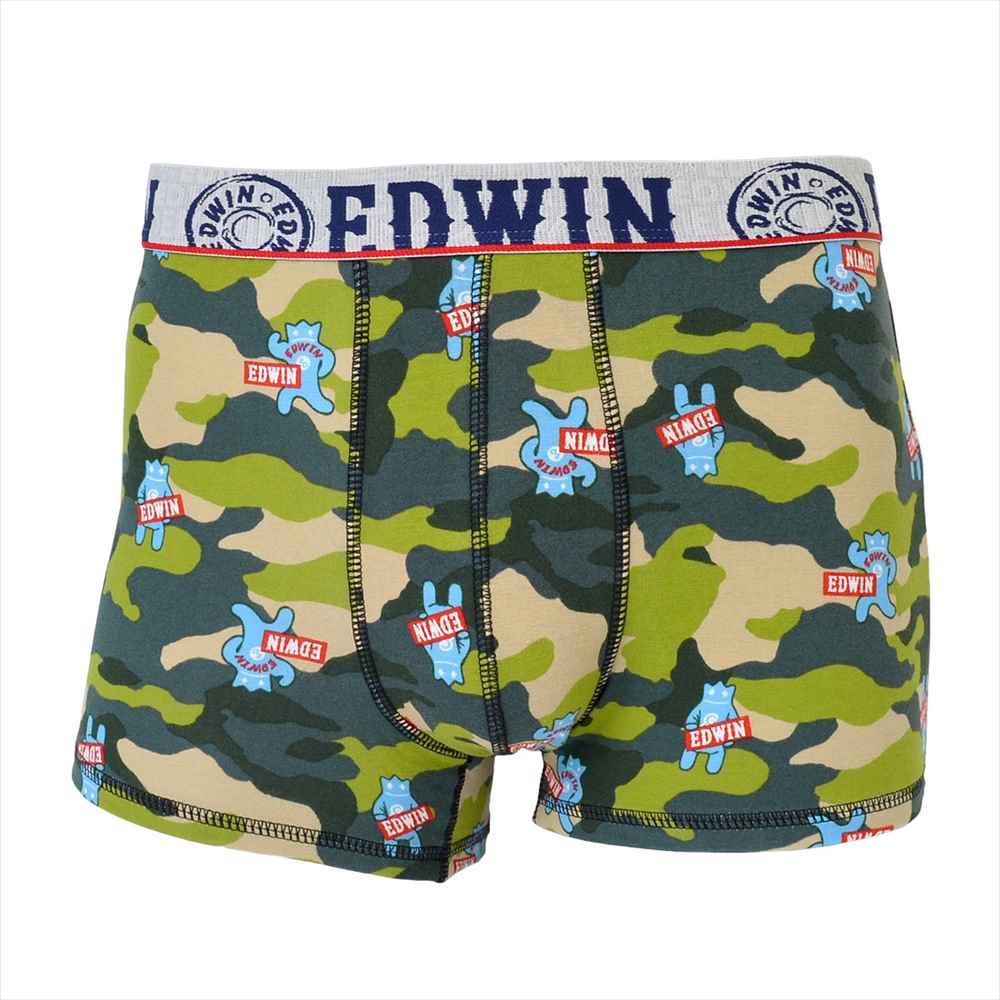 キッズ ボクサーパンツ EDWIN エドウィン 130 140 150 160 170 cm 子供 下着 ボクサー パンツ ストレッチ 綿 コットン おしゃれ｜hauhau｜06