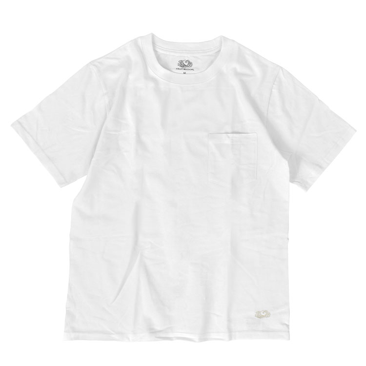 Tシャツ FRUIT OF THE LOOM メンズ レディース ブランド ポケット付 無地 コット...