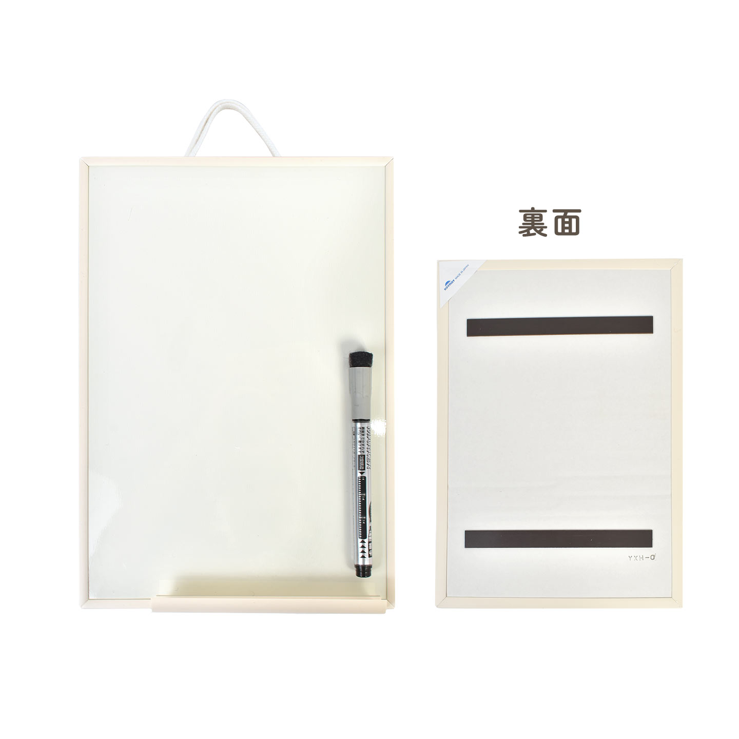 【引取り限定】ほぼ新品！ホワイトボード レイメイ藤井 ホワイトボード 壁掛け A4 ペン付き マグネット 対応 300
